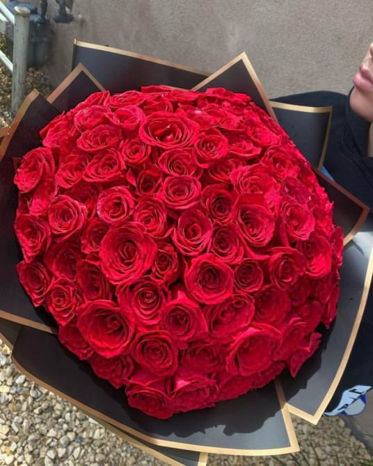 101 Adet Kırmızı Gül Buketi - Ankara Aynı Gün Teslimat