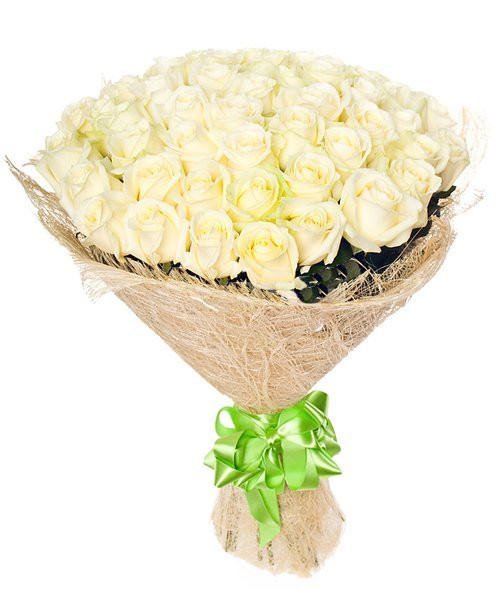 51 Adet Beyaz Gül '' Beyaz Senfoni