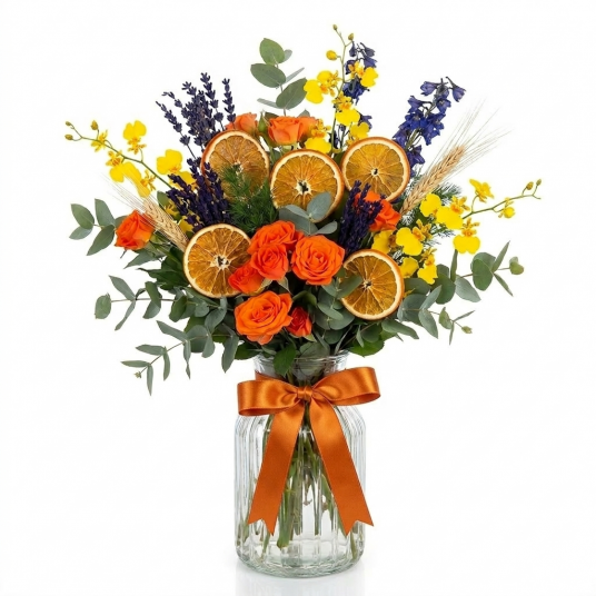 Özel Turuncu Çardak Gülleri