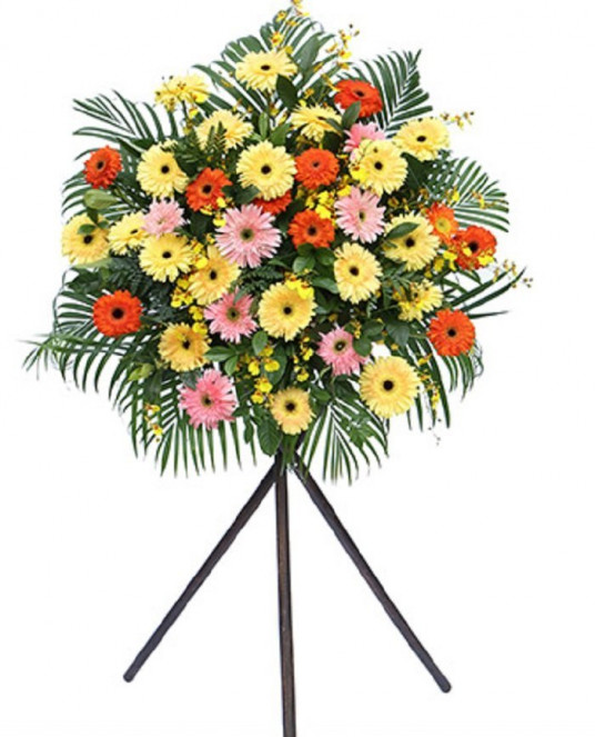 Düğüne Renkli Gerbera Ferforjesi