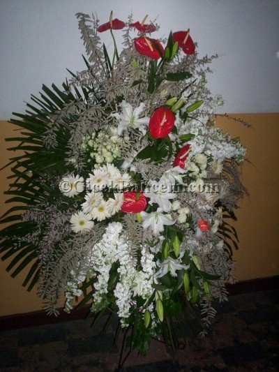 Düğün Nişan Açıliş Ferforje Çiçek Aranjmani