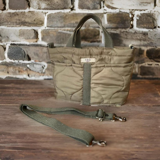 Haki Kapitone Çanta