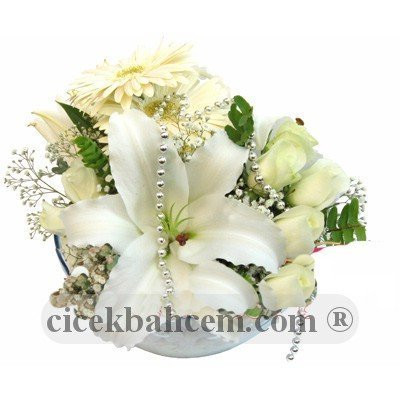 Kokulu Lilyum ve Gül Aranjmanı