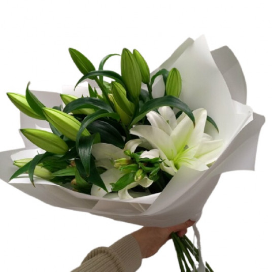 Lilyum ve Alstroemeria Buket