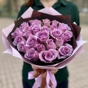 25 Adet Leylak Gül Buketi