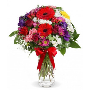 Vazoda Renkli KırÇiçekleri