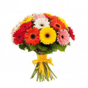 KARIŞIK JERBERA ALMAN PAPATYASI BUKETİ