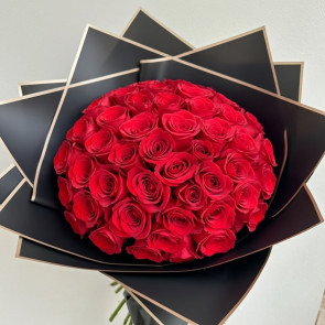 41 Adet Kırmızı Gül Buketi 