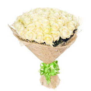 51 Adet Beyaz Gül '' Beyaz Senfoni