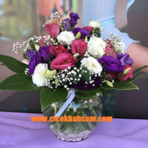 Kalbinizdeki Sevginin Rengi  Lisianthus Arajmanı 