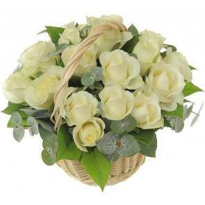 19 Adet Gül''Kar Beyaz Prenses