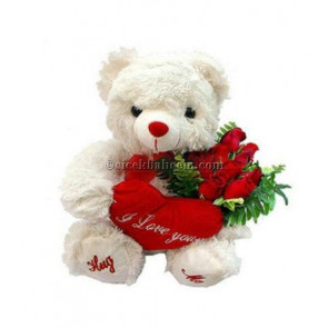 Aşkımsın Sevimli Oyuncak Kırmızı Güller OYNC103