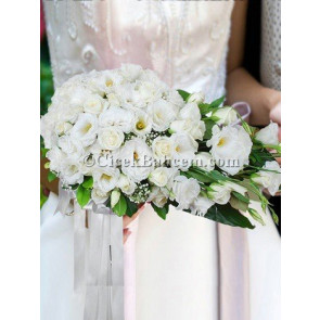 Beyaz Melek Gelin Buketi 