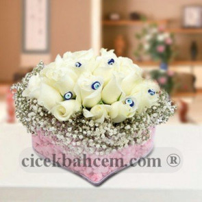 Beyaz Masum Kalp :) Beyaz Gül 