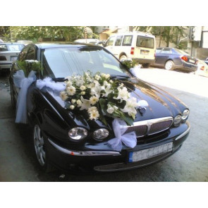 Gelin Arabası Süslemesi Beyaz Masumiyet