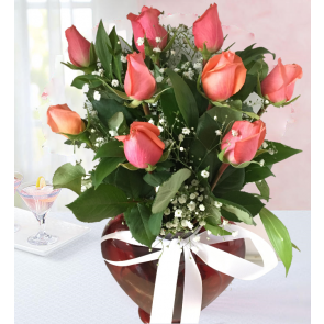 Kalp Vazoda 9 Gül, Muhteşem ™ 