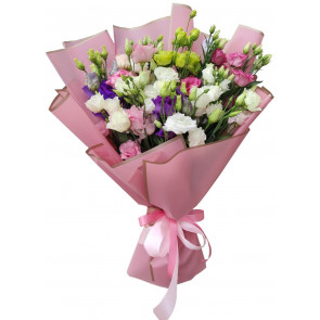 Lisyantus Büyülü Renkli Buketi