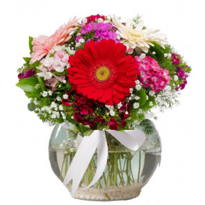 "Renklerin Büyüsü" Renkli Kır Çiçeği