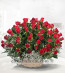 Sepet İçerisine 101 Adet Kırmızı Gül Aranjmanı