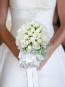 Beyaz Gul Gelin Buketi
