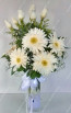 'Beyaz Duygular' Beyaz Gerbera 7 Gül Çiçek Aranjmanı