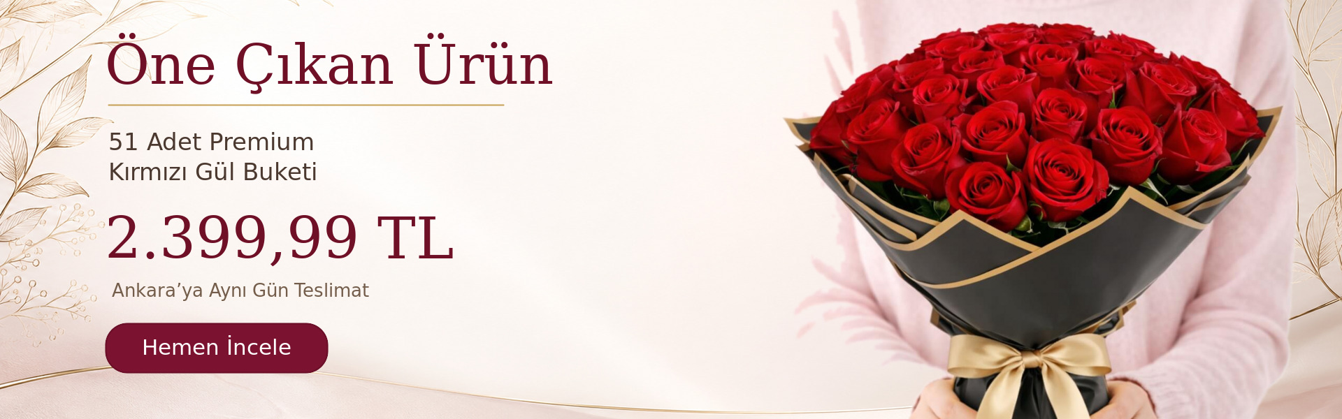 G&uuml;n&uuml;n &ccedil;i&ccedil;ek fırsatı